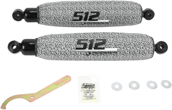512 Series Shock Black, Gray, 1, nordicamoto.ro