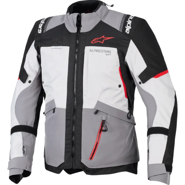 Geacă Alpinestars Andes v4 Drystar® Gri/Negru/Rosu S, 1, nordicamoto.ro