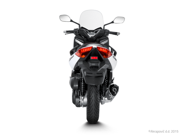 Slip-on Line Muffler Scooter Black, Carbon Fiber -1