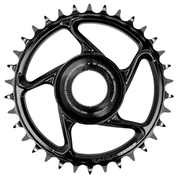E*spec Direct Mount Chainring Aluminium Black, 2, nordicamoto.ro