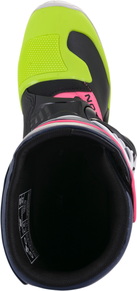 Cizme copii Alpinestars Tech 3S Black/Dark Blue/Pink Fluorescent-7