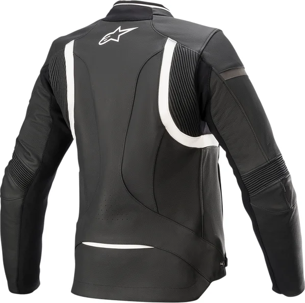 Womens Stella Kira V2 Leather Riding Jacket Black 12, 4, nordicamoto.ro