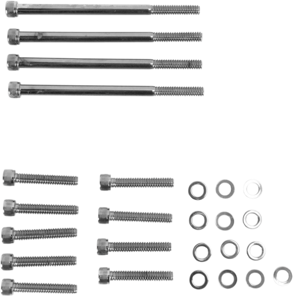 Socket-head Bolt Set Black Chrome, 1, nordicamoto.ro