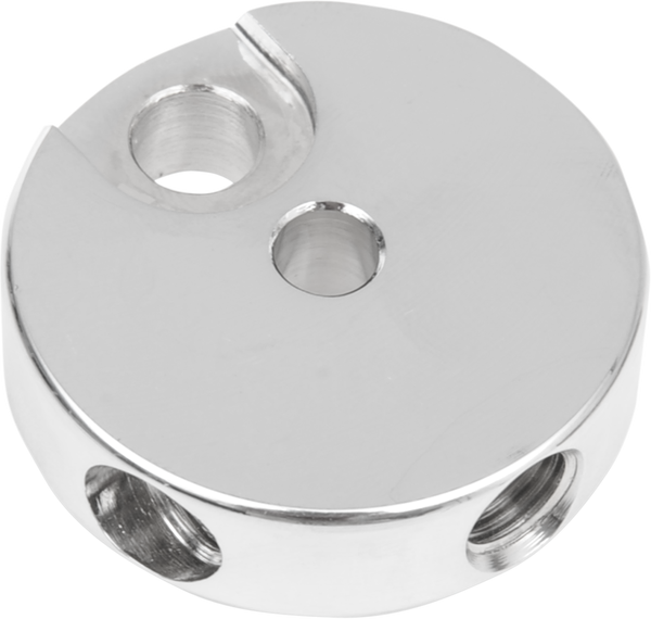 Chrome Steel Front Brake Junction Chrome, 1, nordicamoto.ro