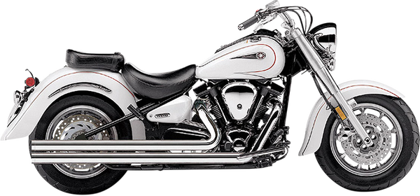 Speedster Long Exhaust System Chrome, 1, nordicamoto.ro