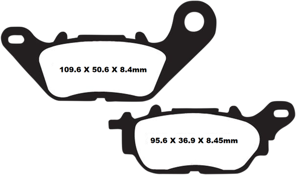 Sfa Series Organic Scooter Brake Pads, 1, nordicamoto.ro