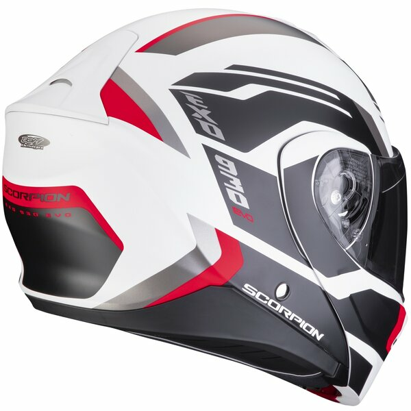Casca moto flip-up SCORPION EXO 930 EVO SIKON Alb/Argintiu XL, 3, nordicamoto.ro