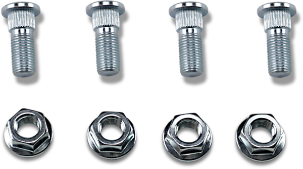 Wheel Stud/nut Kit Silver, 1, nordicamoto.ro