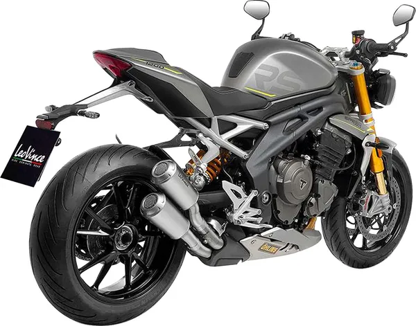 Tobă de eșapament LeoVince LV-10 Slip-On pentru Triumph Speed Triple 1200, 3, nordicamoto.ro