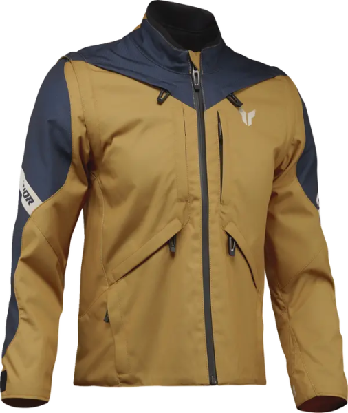 Womens Terrain Jacket Blue, Brown -1