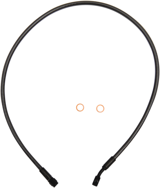 Braided Front Brake Line Black, Black Pearl Oversize [+203 mm (8'')], 1, nordicamoto.ro