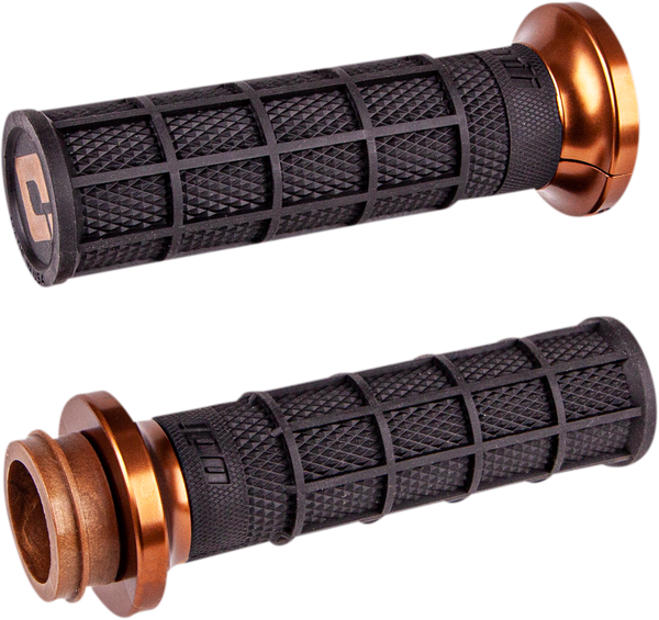 Harley Hart-luck Signature V-twin Lock-on Grips Black-1