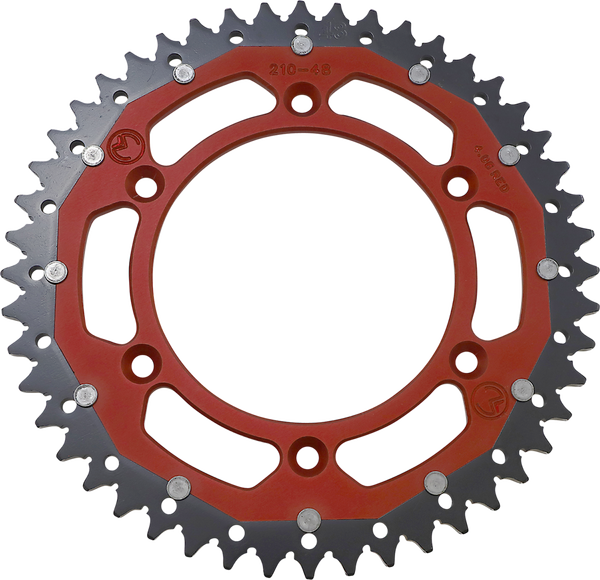 MOOSE RACING Dual Sprocket Red, 3, nordicamoto.ro