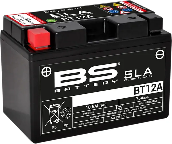 Sla Factory- Activated Agm Maintenance-free Battery Black-1