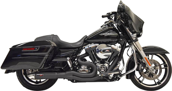 Road Rage Ii 2-into-1 With Hot Rod Turnout Muffler System Black, 1, nordicamoto.ro