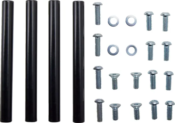 Radiator Braces Aluminum, Silver, 6, nordicamoto.ro