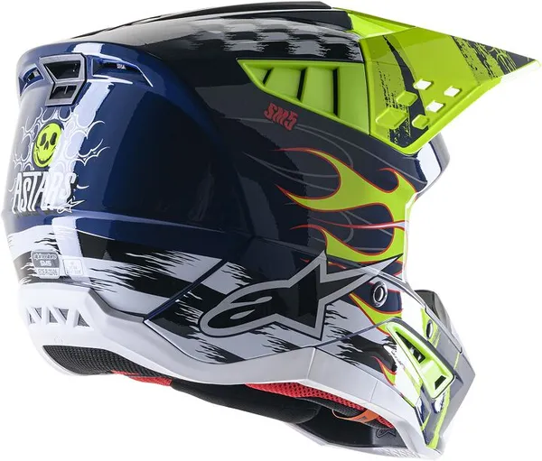 Casca Alpinestars Supertech M5 Rash Navy/Yellow-0