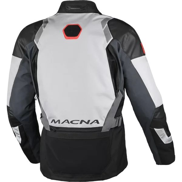 Geaca textil impermeabila touring/adventure MACNA TOUROS M Maro/Gri/Negru, 10, nordicamoto.ro