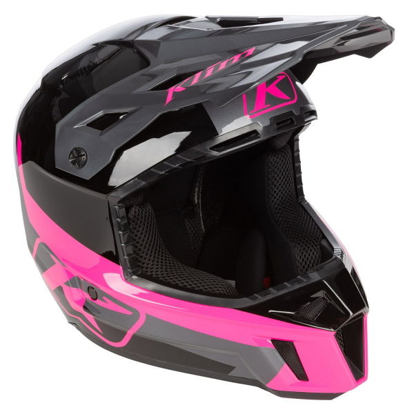 Casca Snowmobil Klim F3 ECE Elevate Black - Asphalt-31