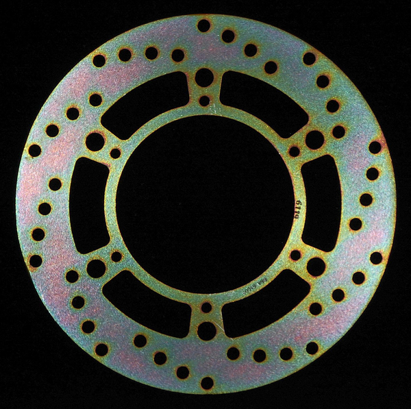 Round D-series Fixed Offroad Brake Rotor Gold, Stainless Steel, 1, nordicamoto.ro