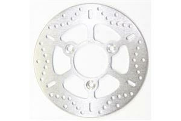 Round D-series Scooter Brake Rotor Silver, Stainless Steel, 1, nordicamoto.ro