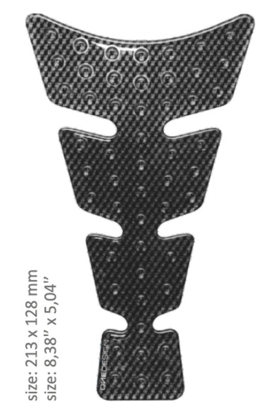 Resin/soft Touch Tank Pad Gray, 1, nordicamoto.ro
