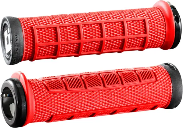 Elite Pro Lock-on Grips Red-0