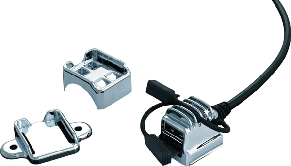 Usb Power Source Chrome, 4, nordicamoto.ro