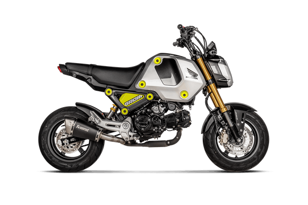 Evacuare Finala Slip-on Akrapovic TI MSX / GROM S-H125SO4-ASZTBL-1