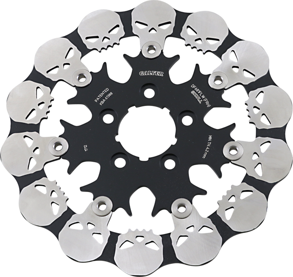 Skull Brake Rotor, 2, nordicamoto.ro