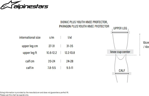 Genunchiere Copii Alpinestar Bionic Plus Black-0