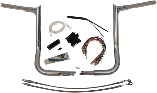 1-1/4(r) Ez Install Pointed Top Handlebar Kit Silver, 1, nordicamoto.ro