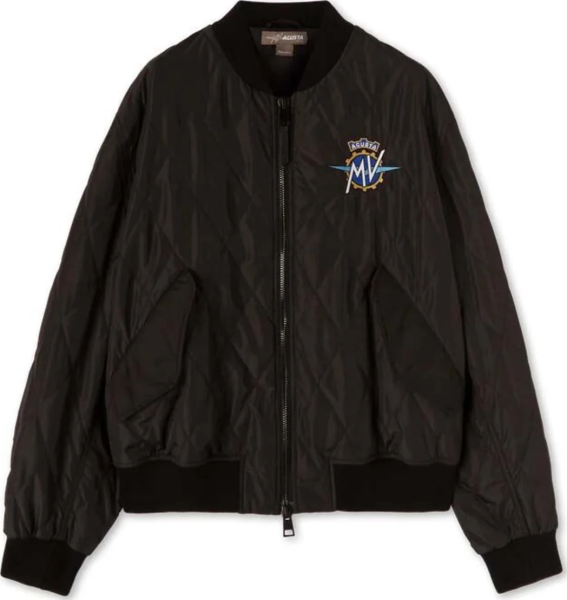 MV AGUSTA LOGO NYLON BOMBERJACKET