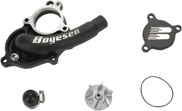 Supercooler Water Pump Cover And Impeller Kit Black, 1, nordicamoto.ro