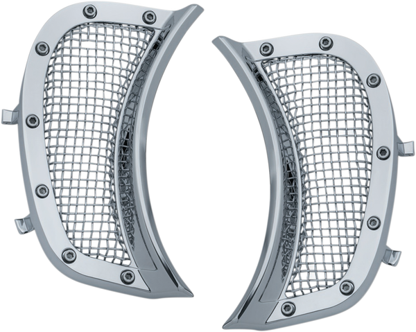 Mesh Headlight Vent Accents, 3, nordicamoto.ro