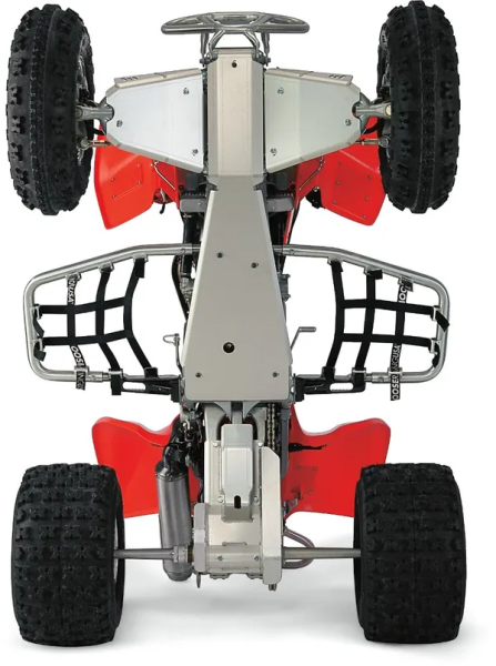 MOOSE RACING Bullet Line Heavy Duty Swingarm Skid Plate Anodized -0