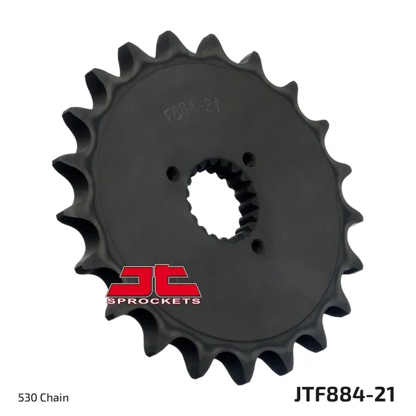 JT SPROCKETS Pinion față, culoare naturală, 1, nordicamoto.ro