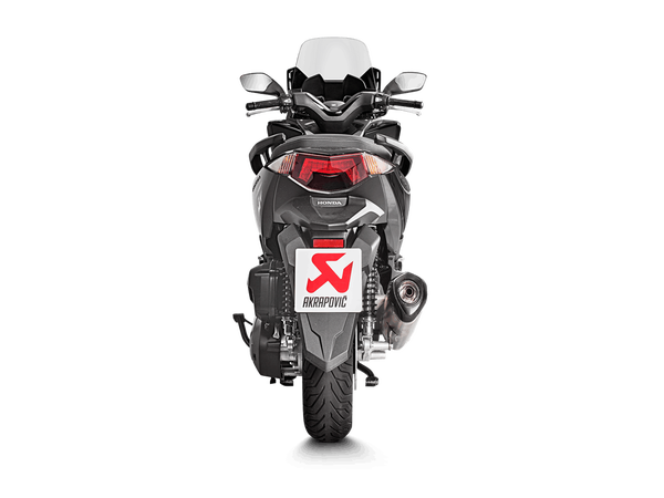 Racing Line Full Exhaust System Scooter Silver, Black -2