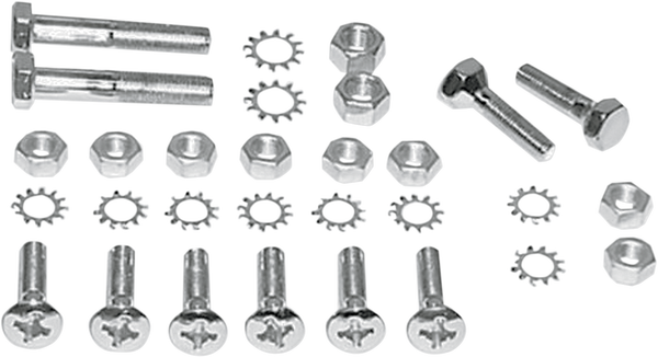 Rear Fender Mounting Hardware Kit Silver, 1, nordicamoto.ro