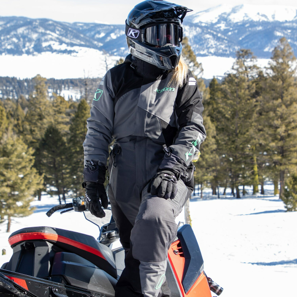 Combinezon Dama Snowmobil Klim Vailslide Insulated Black - Wintermint-5
