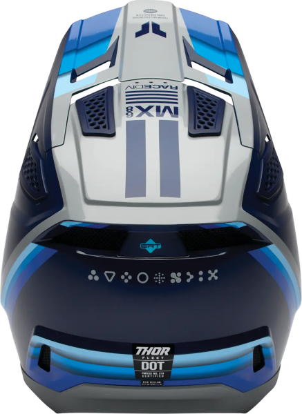 Casca Thor Fleet Defy Gri/Albastru XXL-2