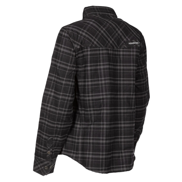 Camasa Dama Klim Upland Flannel Monument Gray - Wintermint-10