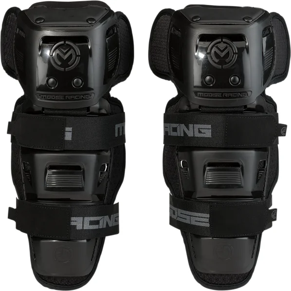 MOOSE RACING Youth Synapse Lite Knee Protectors Black, 1, nordicamoto.ro