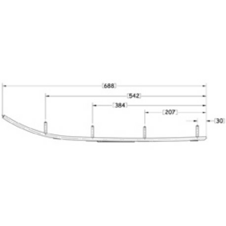 Sno-X Ripper Four Runner 4" Hardmetal, 1, nordicamoto.ro