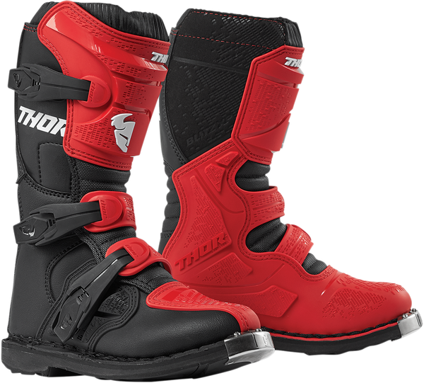 Youth Blitz Xp Boots Black, Red 38, 1, nordicamoto.ro