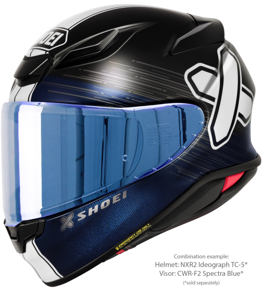 Casca integrala SHOEI NXR2 IDEOGRAPH TC-5 Negru/Albastru/Alb XXL-8