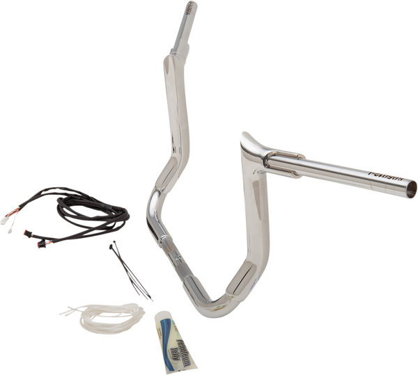 1-1/2(r) Ez Install Pointed Top Handlebar Kit Silver, 1, nordicamoto.ro