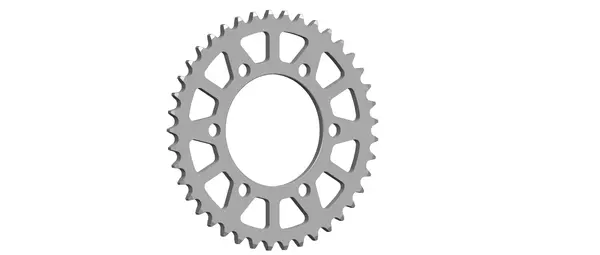 Pinion standard spate 525 negru, 1, nordicamoto.ro