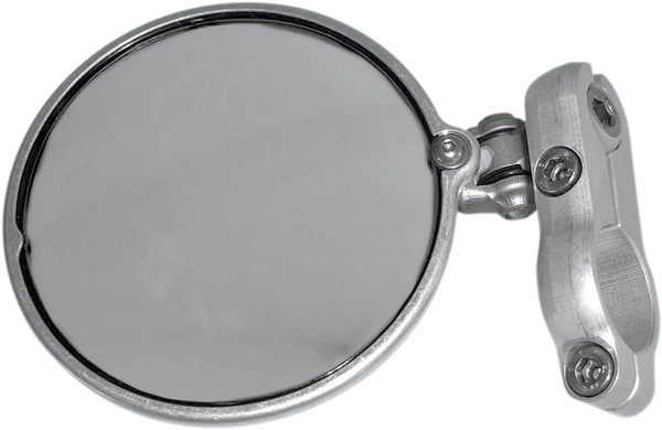 Hindsight Ls Folding Bar-end Mirror Anodized Silver, 1, nordicamoto.ro