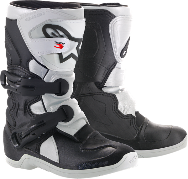 Cizme Copii Alpinestar Tech 3S Black White-9